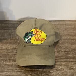 Bass Pro Shops Hat Cap Snapback Trucker Adjustable Fishing Fisherman Mens